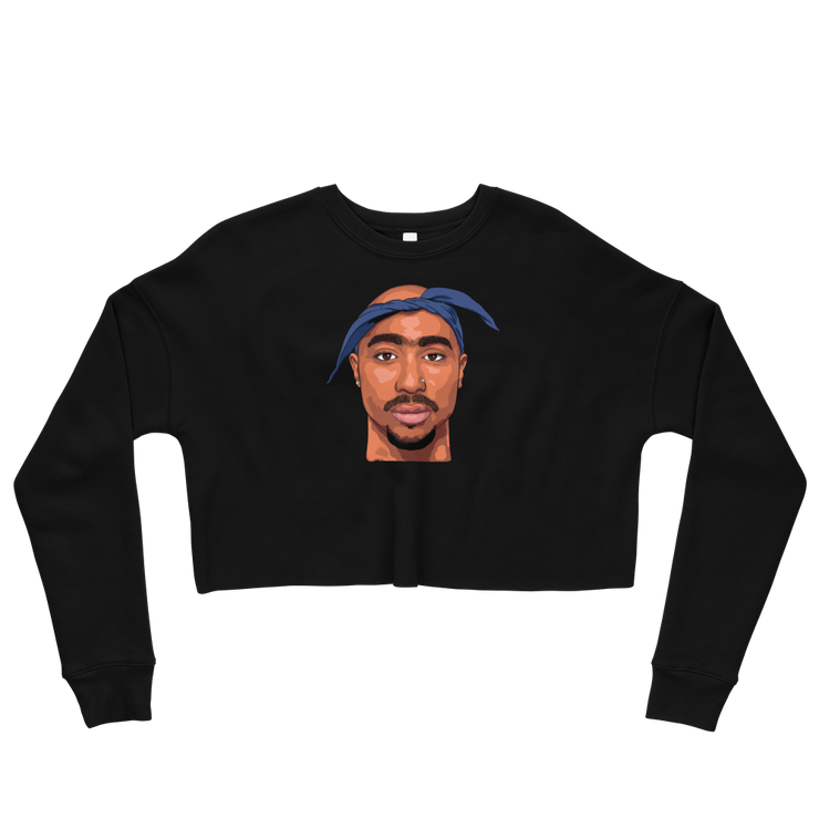 Hood Theory Hip Hop (PAC) Women's Crop Sweatshirt