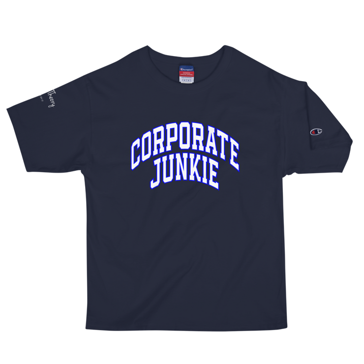 Hood Theory Memes (Corporate Junkie-Blu, Whi, Whi L) Men's Champion T-Shirt