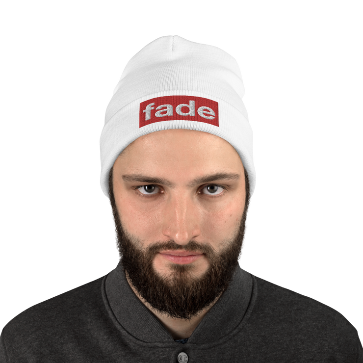 fade (RWBEL) Men's Embroidered Beanie