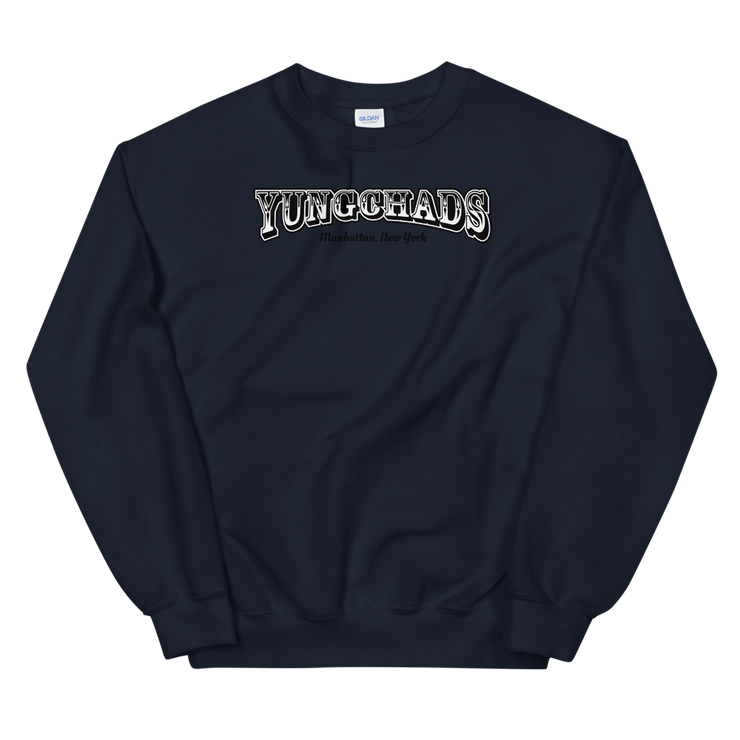 Hood Theory Memes (YUNGCHADS-FBL) Unisex Crew Neck Sweatshirt