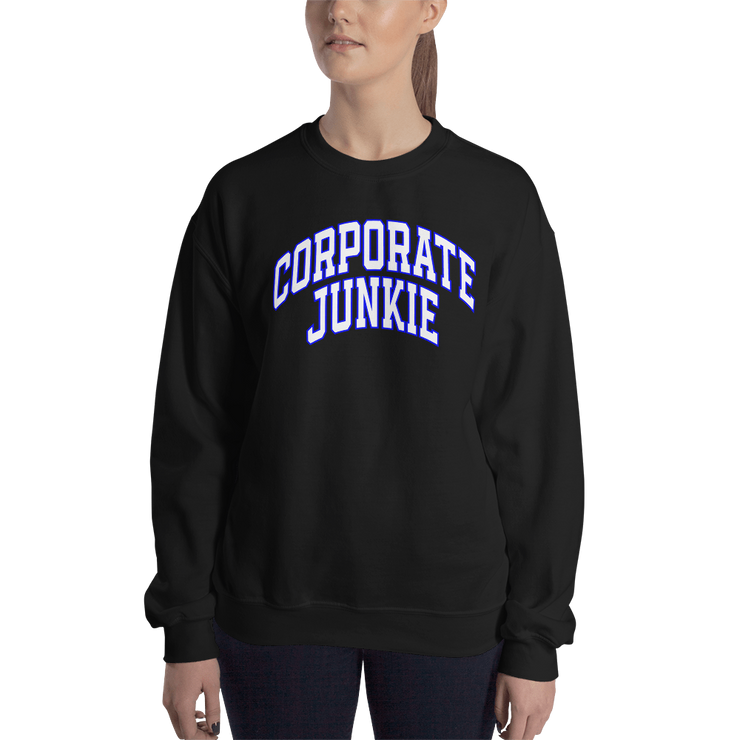 Hood Theory Memes (Corporate Junkie-Blu, Whi, Whi L) Unisex Crew Neck Sweatshirt