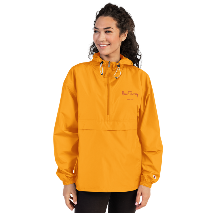 Hood Theory (REL) Women's Embroidered Champion Packable Jacket