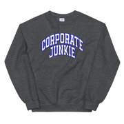 Hood Theory Memes (Corporate Junkie-Blu, Whi, Whi L) Unisex Crew Neck Sweatshirt