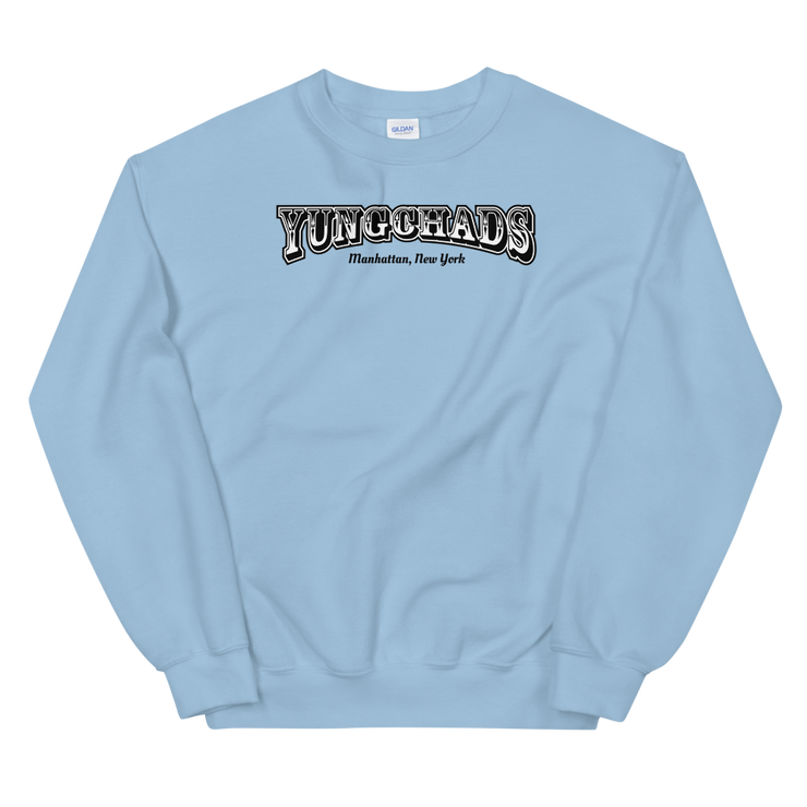 Hood Theory Memes (YUNGCHADS-FBL) Unisex Crew Neck Sweatshirt