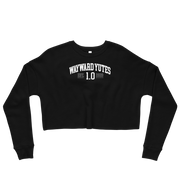 Hood Theory Memes (WAYWARD YUTES-WL) Women's Crop Sweatshirt