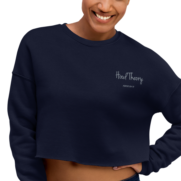 Hood Theory (GEL) Women's Crop Sweatshirt