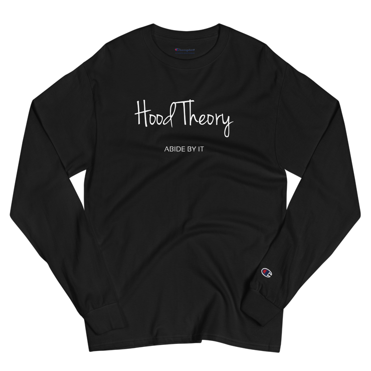 Hood Theory (WNB) Men's Champion Long Sleeve Shirt