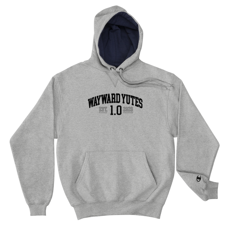 Hood Theory Memes (WAYWARD YUTES-BL) Men's Champion Hoodie