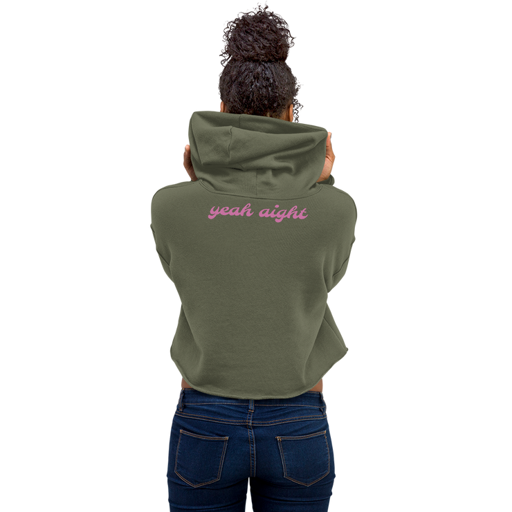 Hood Theory x James Caimen (YAF) Women's Crop Hoodie