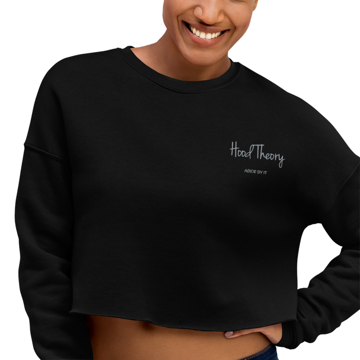 Hood Theory (GEL) Women's Crop Sweatshirt