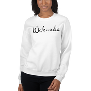 Hood Theory Memes (Wakanda-Black-B) Unisex Crew Neck Sweatshirt