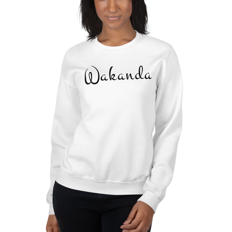 Hood Theory Memes (Wakanda-Black-B) Unisex Crew Neck Sweatshirt