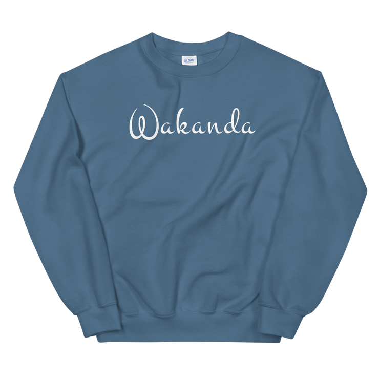 Hood Theory Memes (Wakanda-White-W) Unisex Crew Neck Sweatshirt