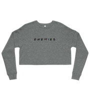 ENEMIES (BL) Women's Crop Sweatshirt