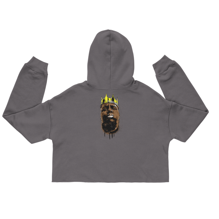 Hood Theory Hip Hop (B.I.G) Women's Crop Hoodie