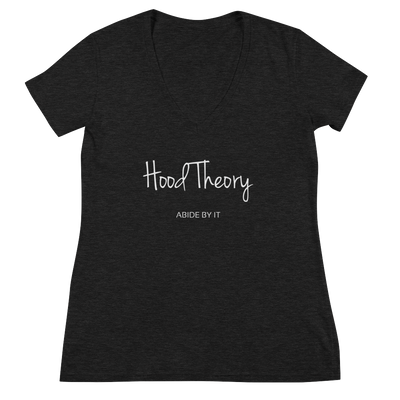 Hood Theory (WNB) Women's Fashion Deep V-neck Tee BC