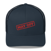 Hood Theory Memes (WAY OFF-Red) Unisex Retro Trucker Hat