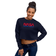 Hood Theory Memes (N.B.T) Women's Crop Sweatshirt