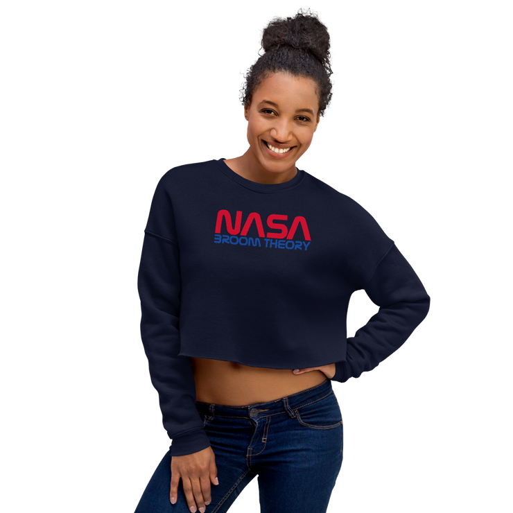 Hood Theory Memes (N.B.T) Women's Crop Sweatshirt