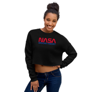 Hood Theory Memes (N.B.T) Women's Crop Sweatshirt