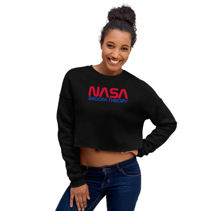 Hood Theory Memes (N.B.T) Women's Crop Sweatshirt