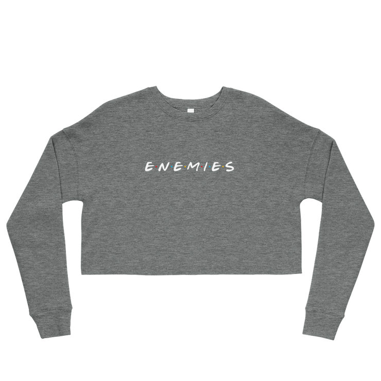 ENEMIES (WL) Women's Crop Sweatshirt