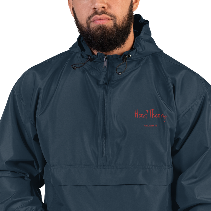 Hood Theory (REL) Men's Embroidered Champion Packable Jacket