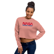 Hood Theory Memes (N.B.T) Women's Crop Sweatshirt