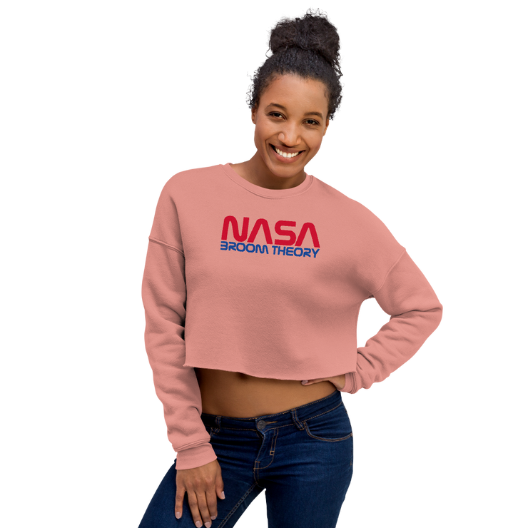 Hood Theory Memes (N.B.T) Women's Crop Sweatshirt