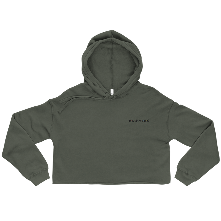 ENEMIES (BEL) Women's Crop Hoodie