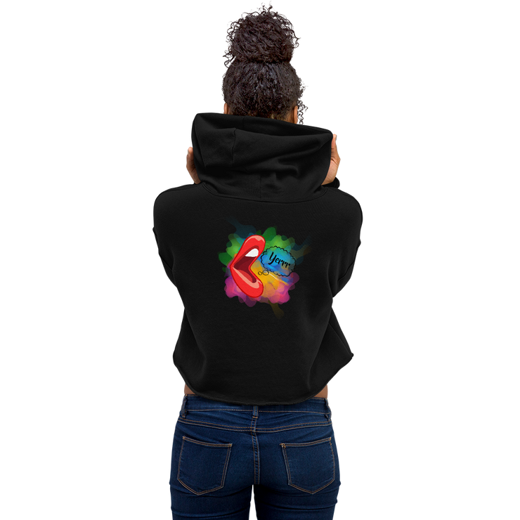 Hood Theory NYC (Yerrr-Rb) Women's Crop Hoodie