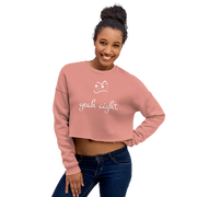 yeah aight (WNB) Women's Crop Sweatshirt