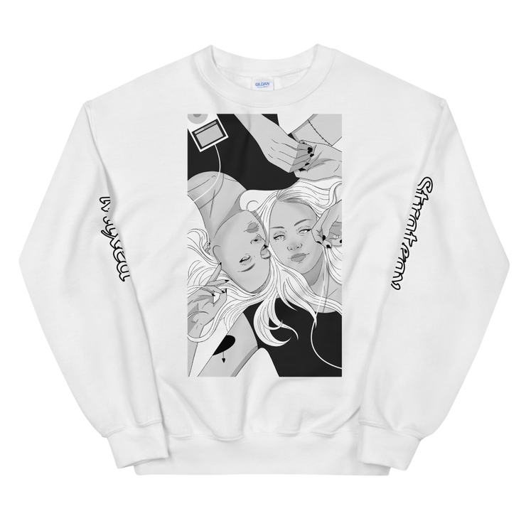 Hood Theory x James Caimen (MS) Unisex Crew Neck Sweatshirt