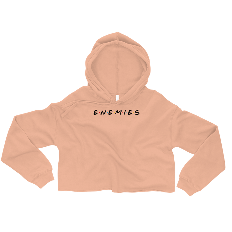 ENEMIES (BL) Women's Crop Hoodie