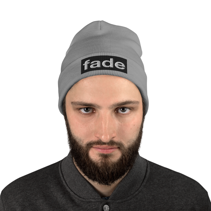 fade (BWBEL) Men's Embroidered Beanie