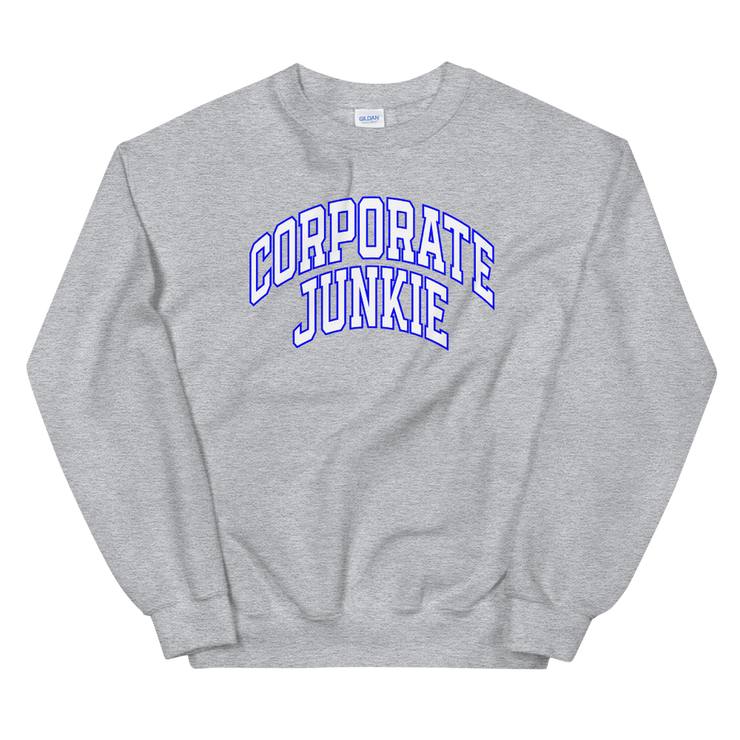 Hood Theory Memes (Corporate Junkie-Blu, Whi, Whi L) Unisex Crew Neck Sweatshirt