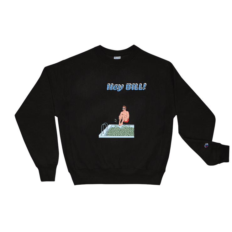 Hood Theory x James Caimen (Hey BILL!) Men's Champion Sweatshirt