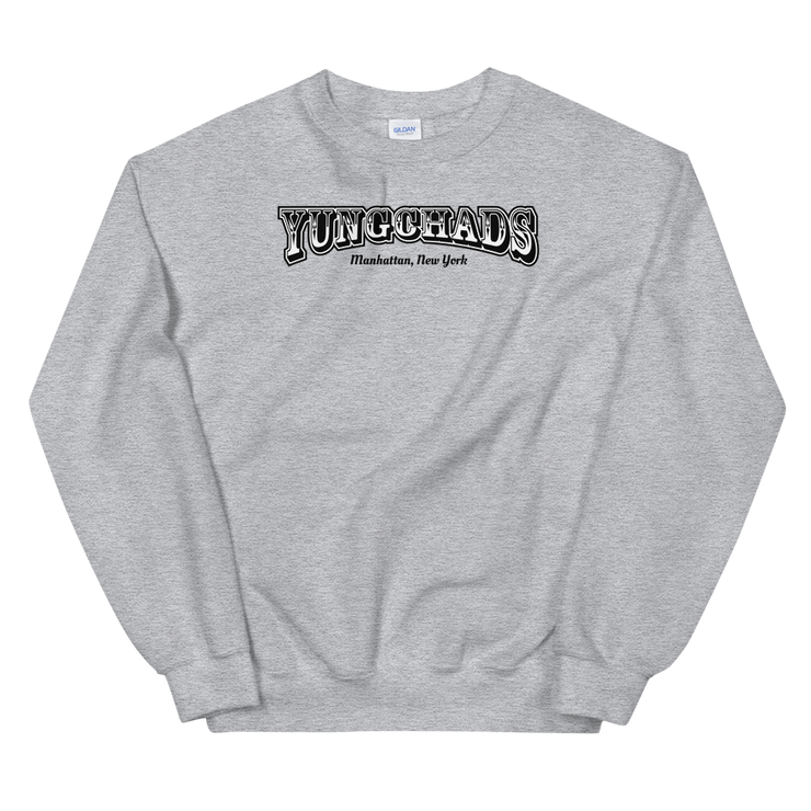 Hood Theory Memes (YUNGCHADS-FBL) Unisex Crew Neck Sweatshirt