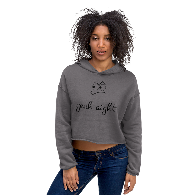 yeah aight (BNB) Women's Crop Hoodie