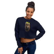 Hood Theory Hip Hop (B.I.G) Women's Crop Sweatshirt