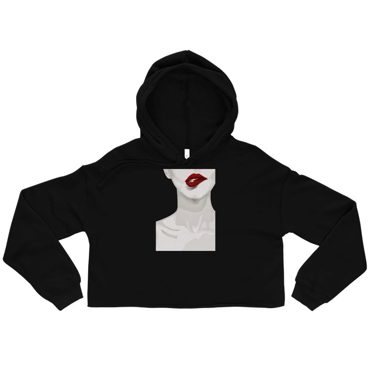 Hood Theory x James Caimen (LF) Women's Crop Hoodie