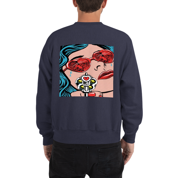 Hood Theory x James Caimen (it's a freeze!) Men's Champion Sweatshirt