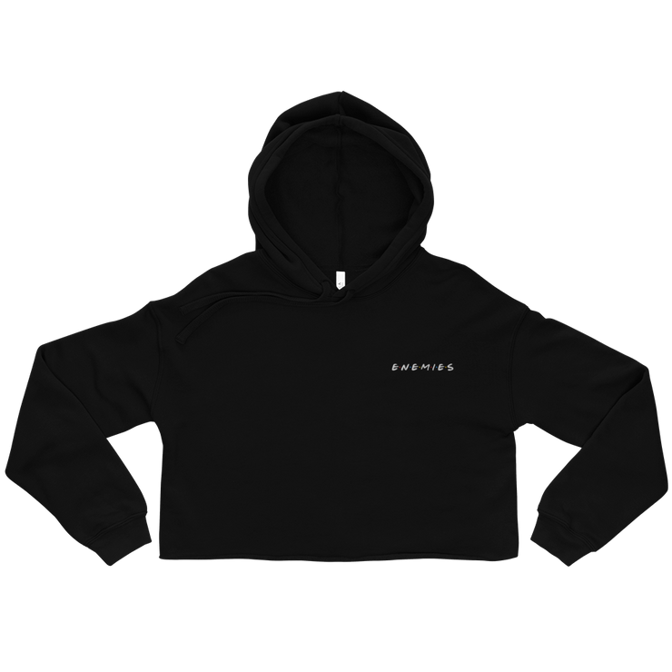 ENEMIES (WEL) Women's Crop Hoodie