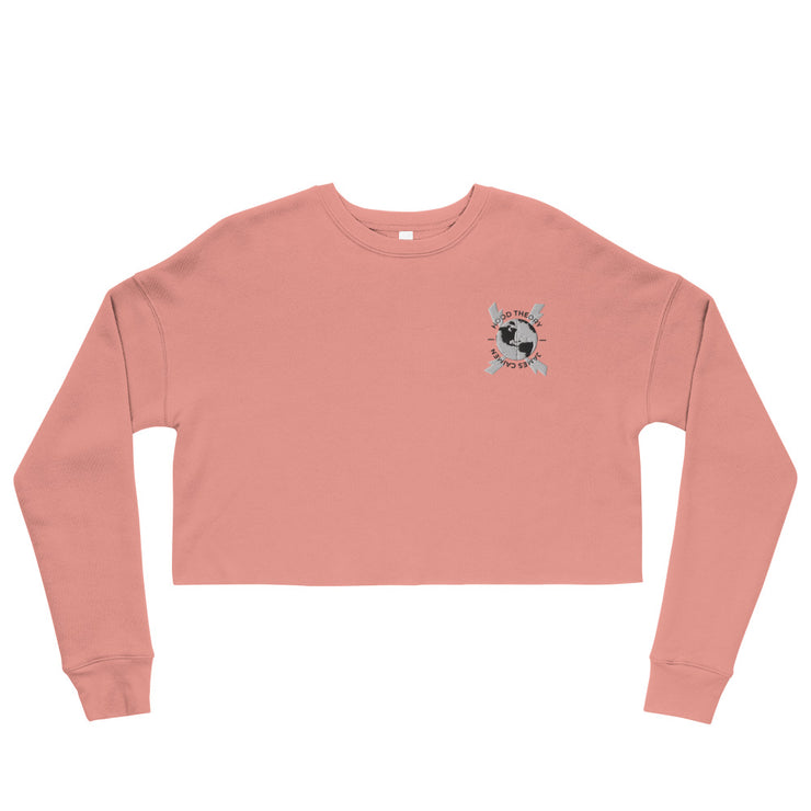 Hood Theory x James Caimen (G-EL) Women's Crop Sweatshirt