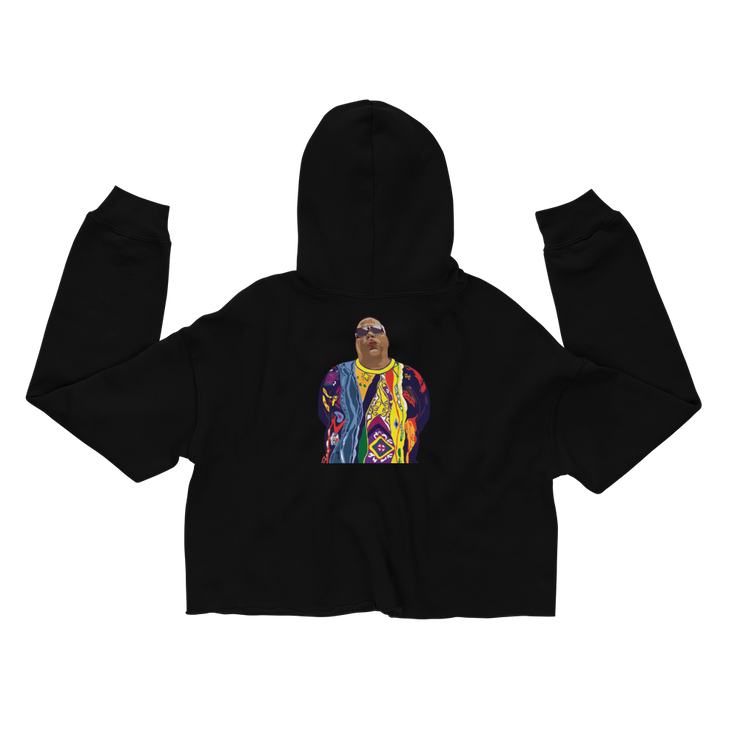 Hood Theory Hip Hop (BIGGIE) Women's Crop Hoodie