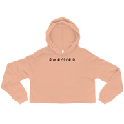 ENEMIES (BL) Women's Crop Hoodie