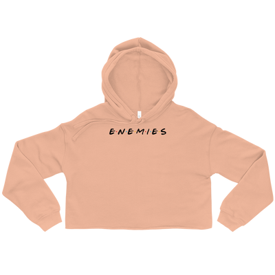 ENEMIES (BL) Women's Crop Hoodie