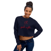 yeah aight (RNB) Women's Crop Sweatshirt