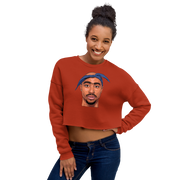 Hood Theory Hip Hop (PAC) Women's Crop Sweatshirt