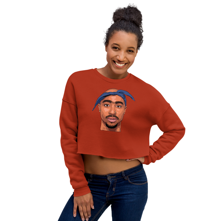 Hood Theory Hip Hop (PAC) Women's Crop Sweatshirt